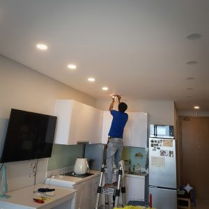 Thay đèn led âm trần tại Hà Nội
